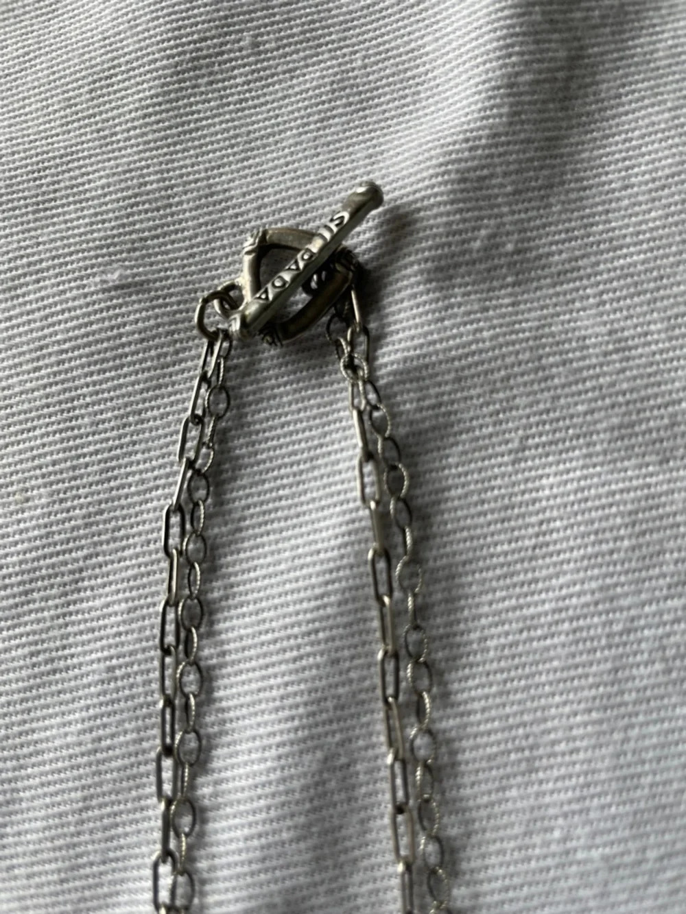 Vintage Silpada Double Stranded Sterling and Pearl Necklace - Picture 6 of 6